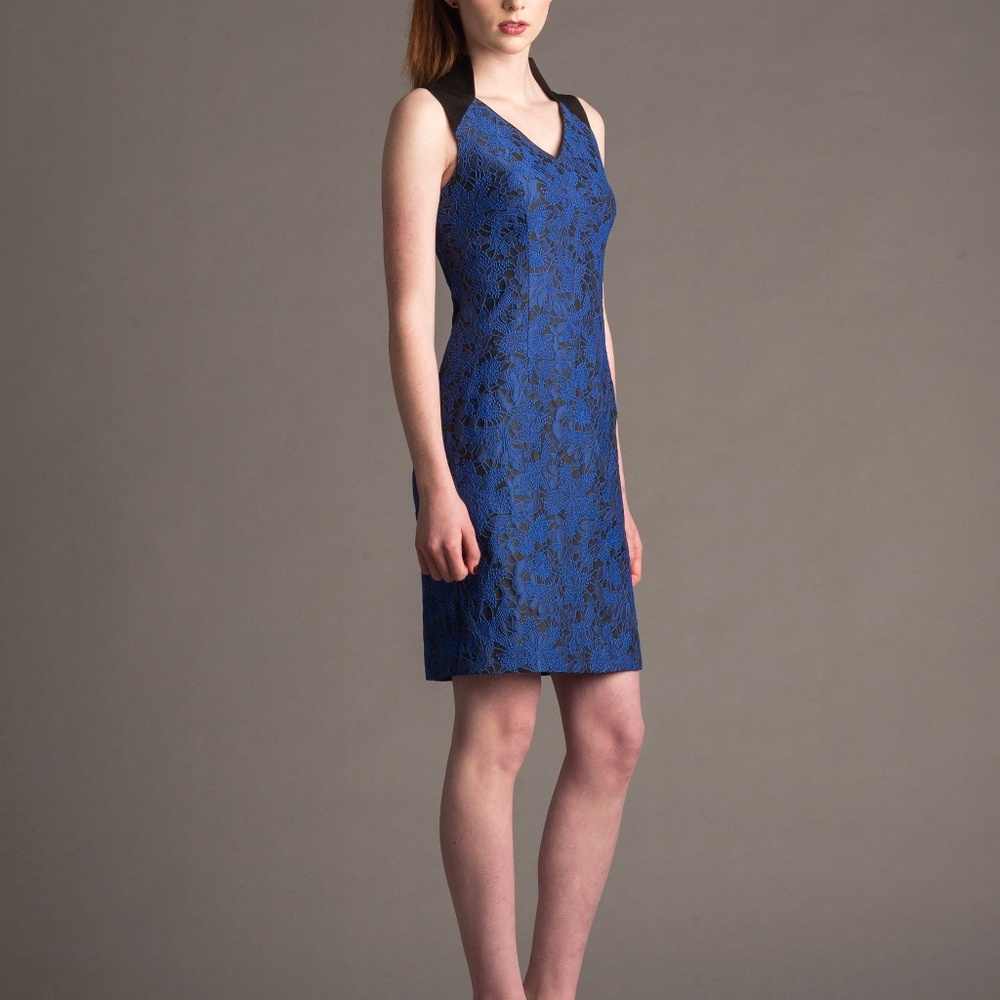 Dress with Lace Print